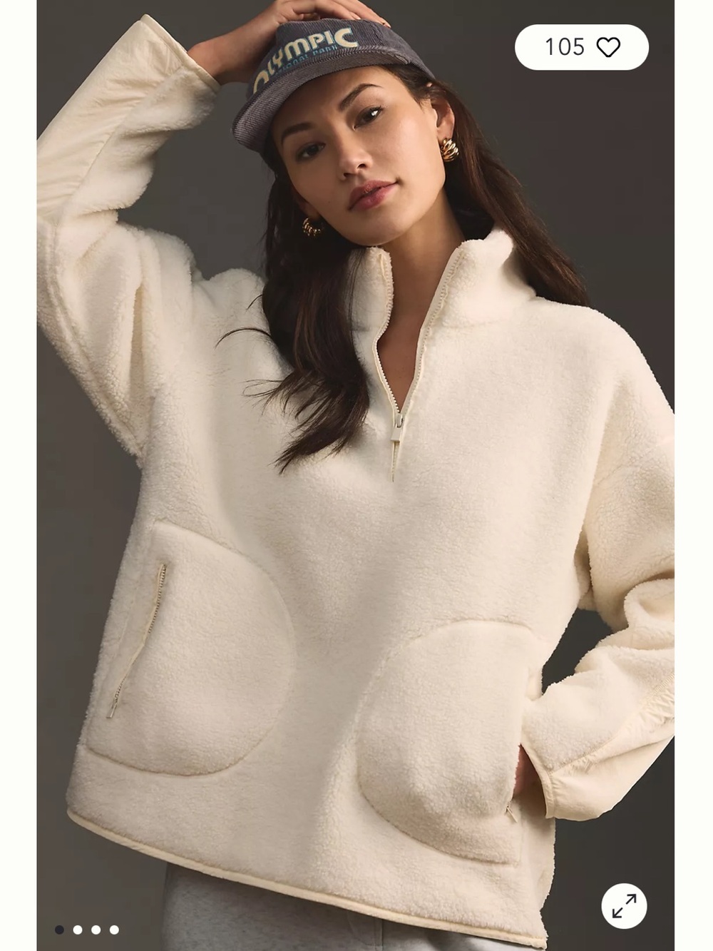Sweaty Betty Plush Textured Half-Zip Pullover